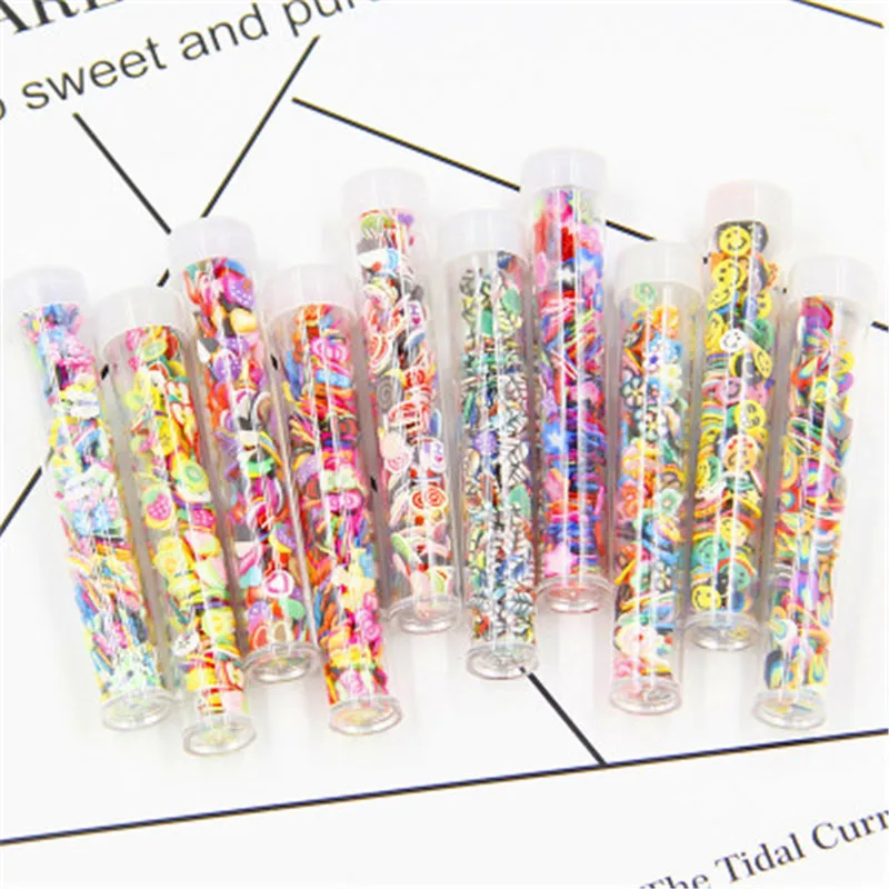 

Super Light Clay Cream Mobile Phone Shell DIY Material Pearl Crystal Epoxy Accessories Fruit Slice 10 Color Set Sequin Foam Ball