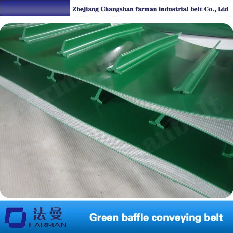 

Farman Baffle plates PVC the conveyor belt surface