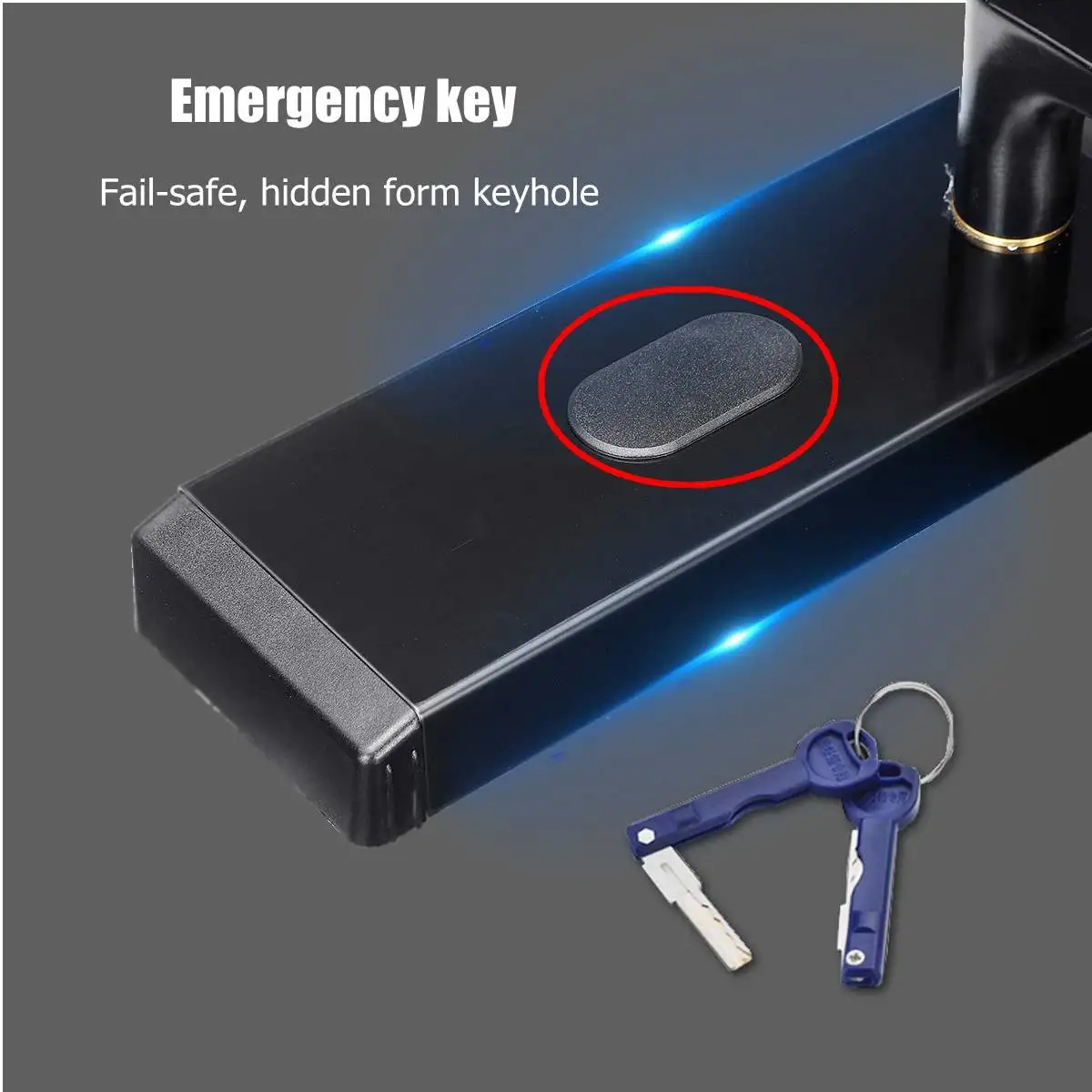  Fingerprint Password Combination Smart Lock Digital Electronic Door Lock Security Intelligent Passw - 33017586416