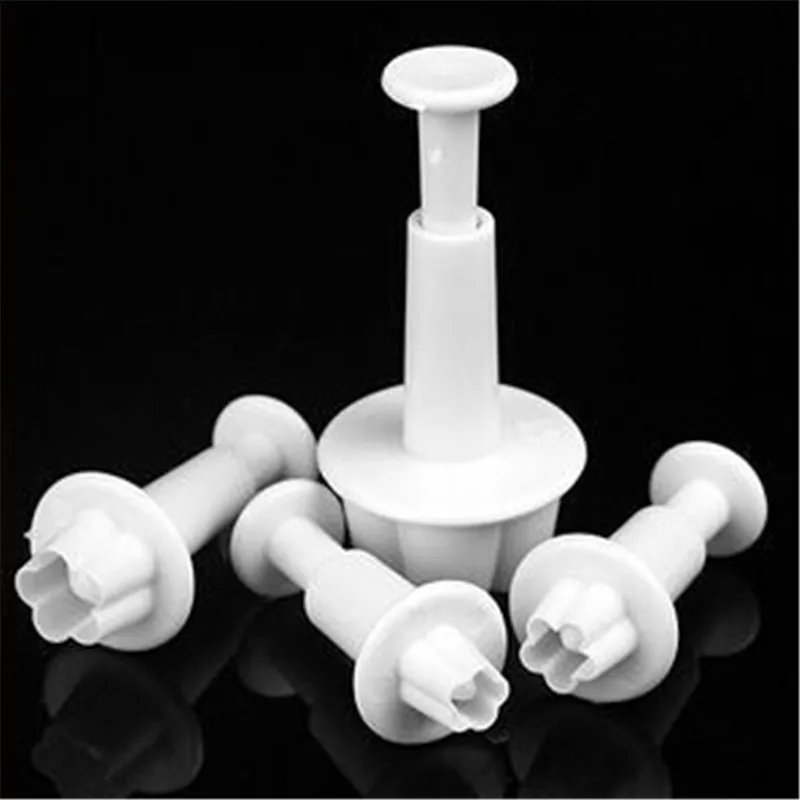 4 шт. пластиковые формы для выпечки в виде цветка сливы|modeling tools|cake bakingcake modelling tools |