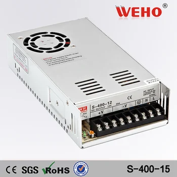 

(S-400-15) IP20 Constant voltage 400W AC to DC 15V Switching power supply 15v dc power supply 400w