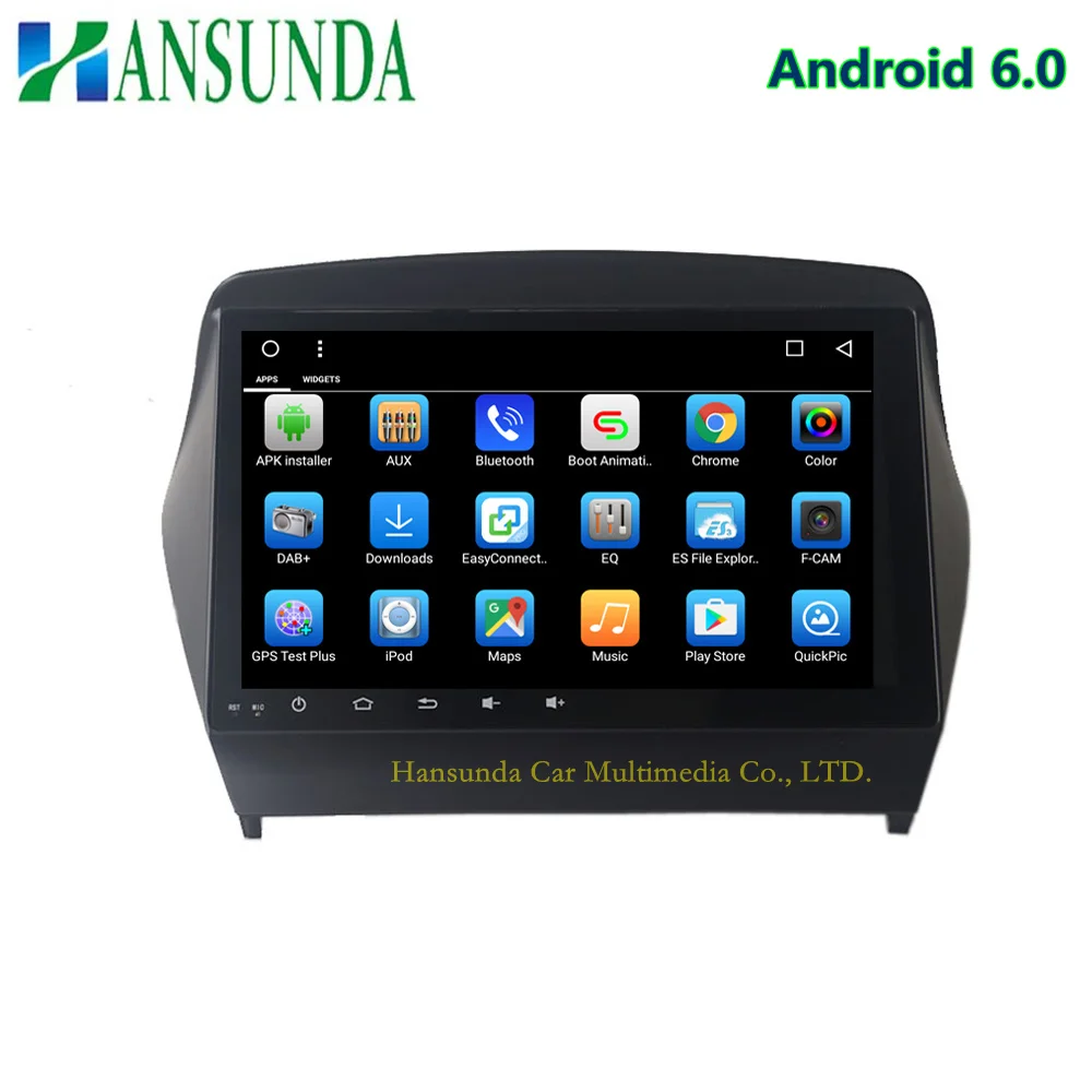 Excellent Pure android 6.0 Quad Core Car DVD for Hyundai iX35 Tucson with 3G 4G WIFI radio DAB+ Capacitive screen Stereo NAVI GPS free map 1