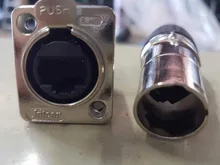 led display air plugs, RJ45 cable fittings ,data cable cat5 connectors,data con design for led display