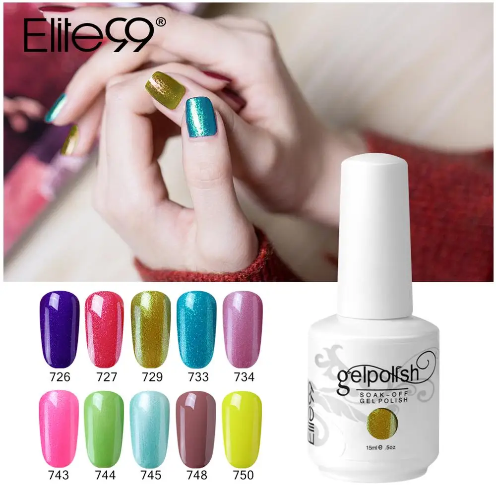 

Elite99 UV Gel Nail Polish 15ml Soak Off Semi Permanent Gel Varnish Lacquer Primer Hybrid Manicure Nail Art Design Gel Polish