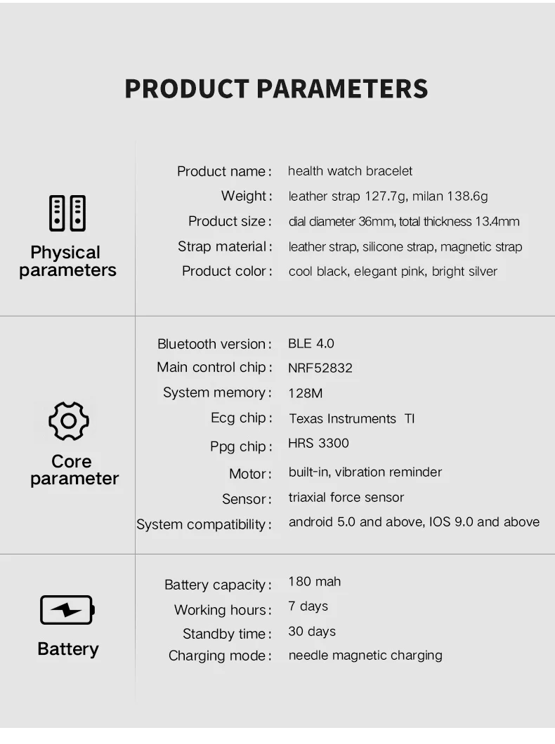 S9 1.04 Inch Color Screen Smart Watch Cycle Exercise Heart Rate Blood Pressure Health Step Remote Monitoring Smart Bracelet