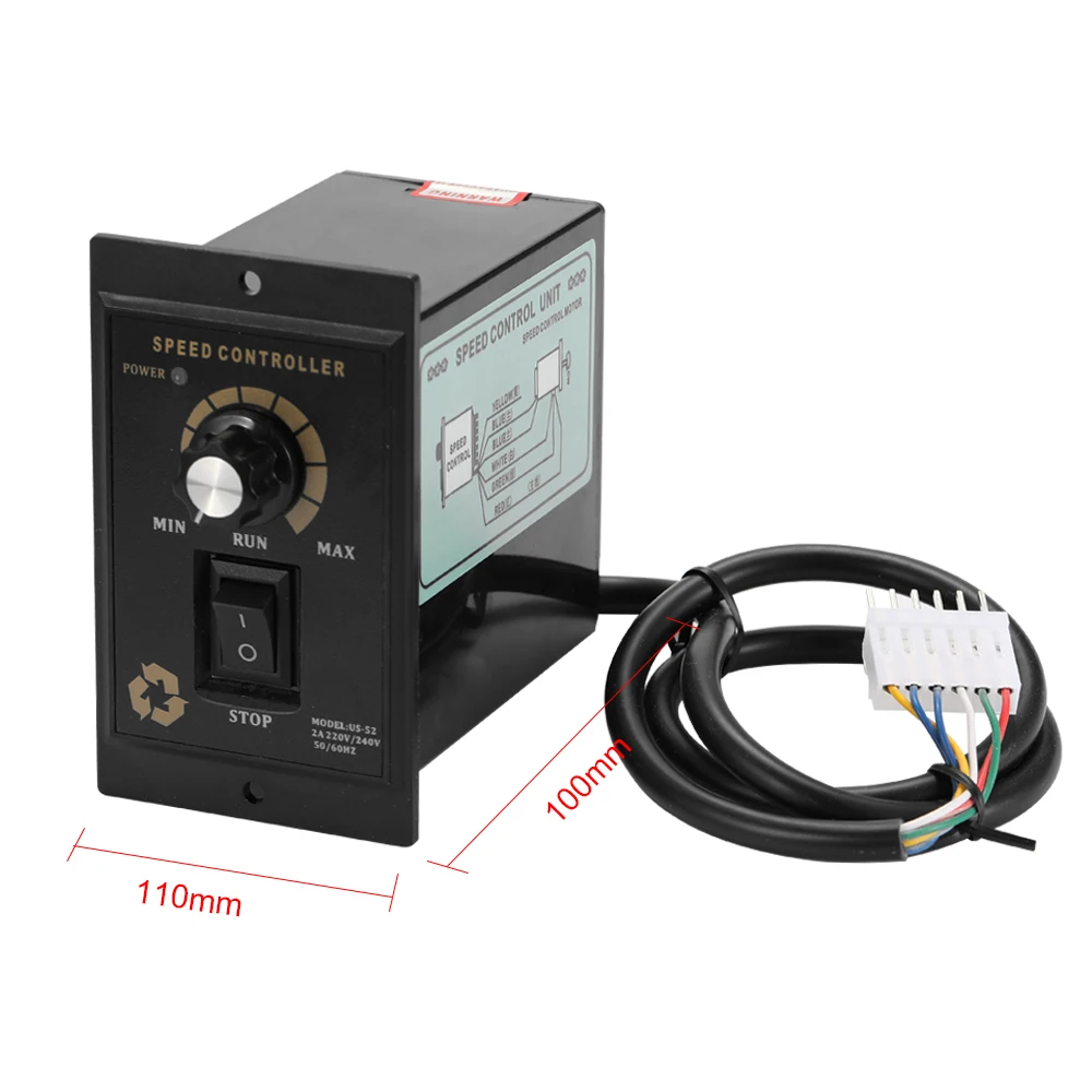 400 W AC220V 50/60Hz точно регулятор вперед и назад регулировка скорости двигателя Скорость Управление;
