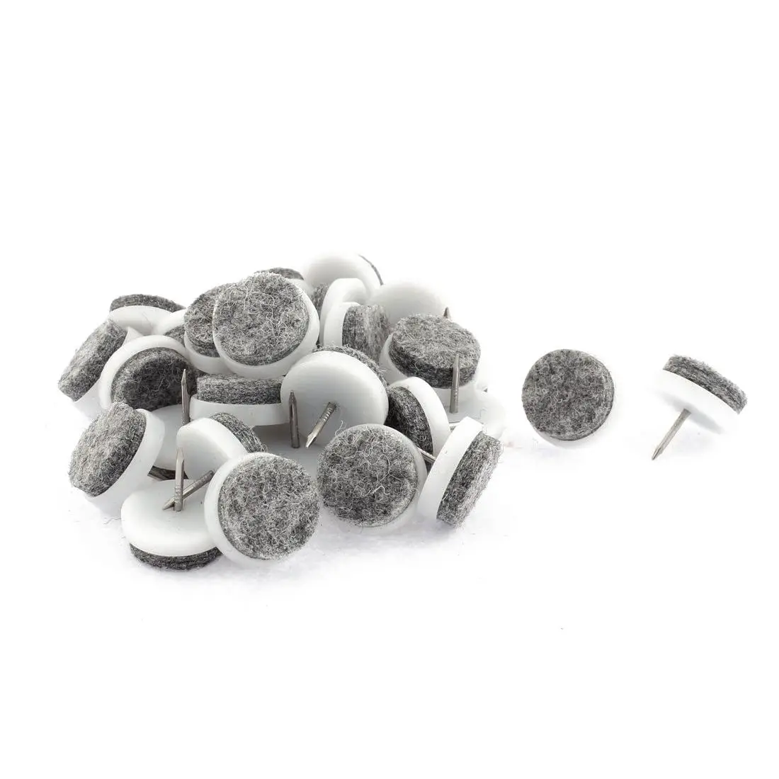 

Hot Sale Furniture Chair Sofa Feet Round Pads Nail Protectors 22mm Dia 30PCS