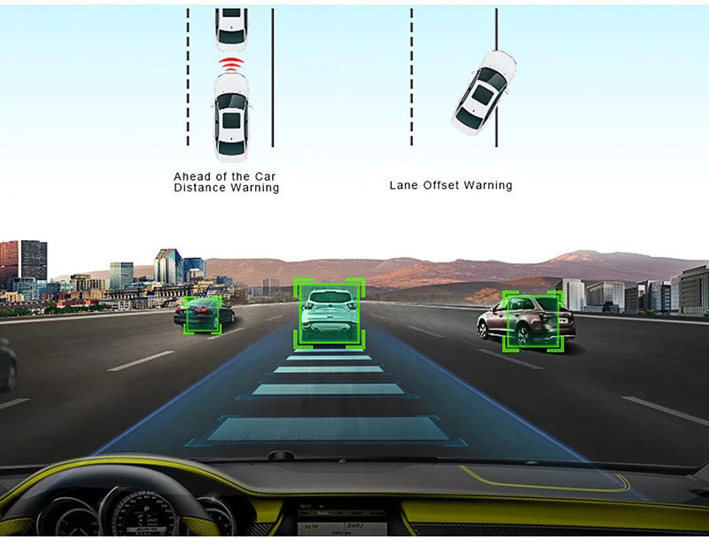 " 4G Автомобильный видеорегистратор gps навигатор с двумя объективами Wifi Bluetooth ADAS автоматическое обратное изображение 1G/16G Android 5,1 видеокамера FHD