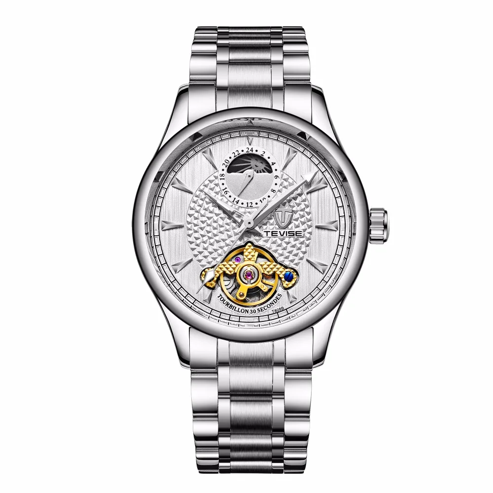 

TEVISE 2018 Mens Watches Stainless Steel Mechanical Watch Automatic and Sport Wrist Watch