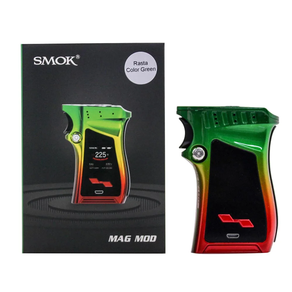 Original SMOK Mag Box Mod 225W Right Hand Vape Electronic e Cigarette for Atomizer TFV12 PRINCE Tank V12 Prince Vaporizer Coil