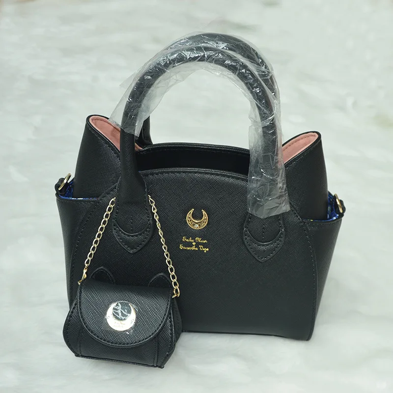 Bolso de mano con diseño de marca sailor moon luna/artemis, bolso de mano con orejas de gato, bolso de mensajero Bolso de mano con diseño de marca sailor moon luna/artemis, bolso de mano con orejas de gato, bolso de mensajero