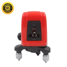 360 градусов лазерный нивелир, портативный мини крестообразный красный лазерный нивелир, 2 линии, 1 точка, 635 нм, инструмент для выравнивания