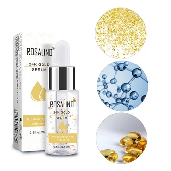 

Six Peptides Serum 24K Gold Anti-Aging Moisturizing Face Skin Care Whitening For Face D1