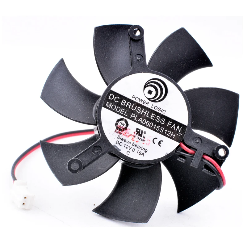 Brand new original power POWER LOGIC PLA06015S12H 12V 0.16A graphics card single leaf cooling