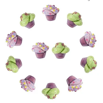 

Cake Handmade Bumpy Lampwork glass Beads for jewelry making Accessories, Mixed Color, 17x15mm, Hole: 2mm; about 12pcs/box F70
