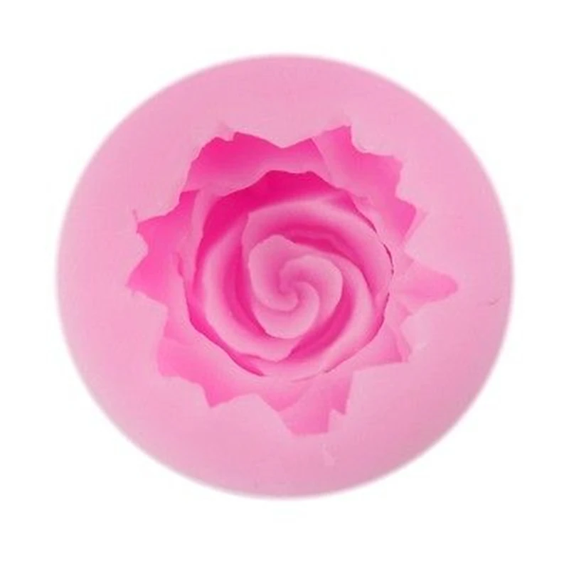 ANGRLY 3D цветок розы силиконовые формы помадка украшения торта шоколадное печенье мыло Fimo Полимерная глина смолы формы для выпечки Инструменты