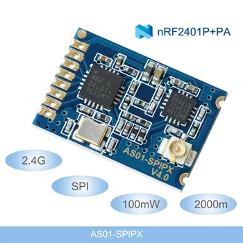 

2.4G Wireless Modules 2000 meter Long Distance NRF24L01+PA+LNA Wireless rf Modules 100mW IPEX SPI rf Transmitter and Receiver
