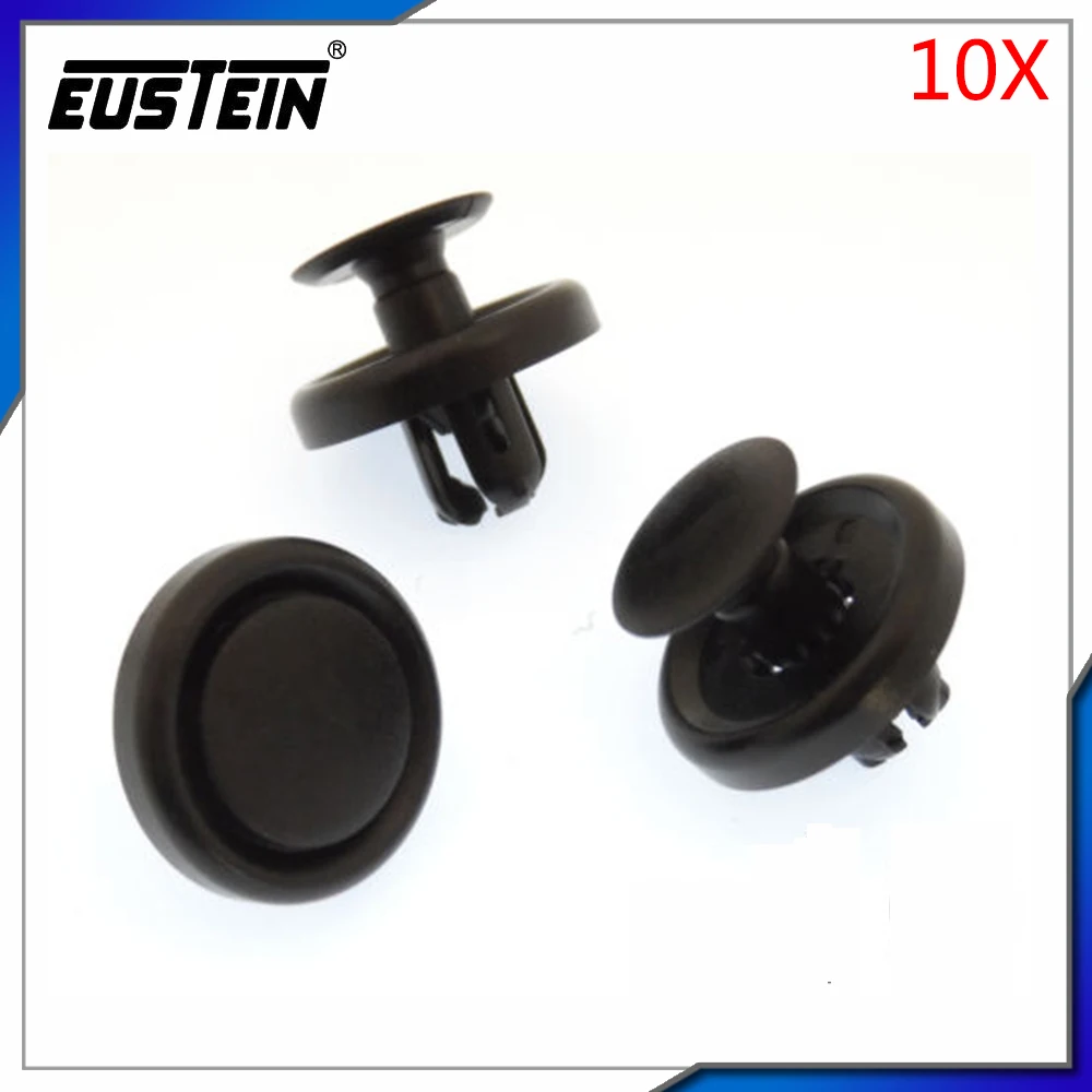 

10x Black Front Fender Clip Retainer Plastic Rivet Fastener for Toyota Corolla 88970767 B21