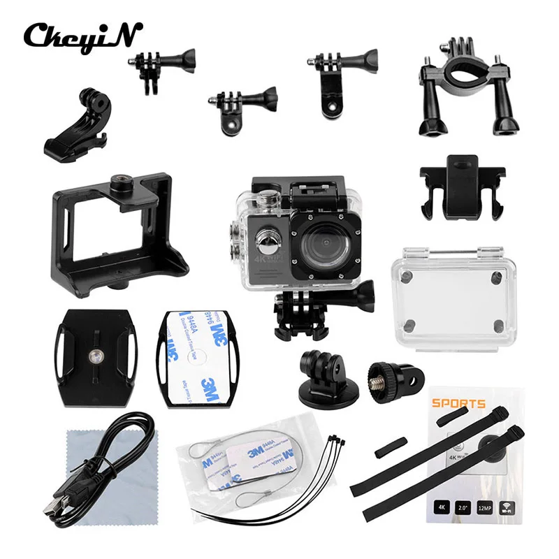 

Go Pro Action Camera Ultra HD 4K Wifi 2"LCD 1080P Video Sports 170 Wide-Angle lens 30M Waterproof Go Pro Camera -5758