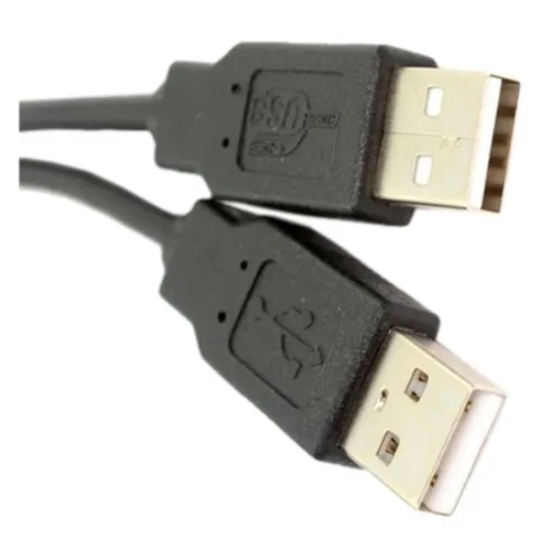 SCLS 1m High Speed USB 2.0 Shielded A Male to A Male Cable Lead Black