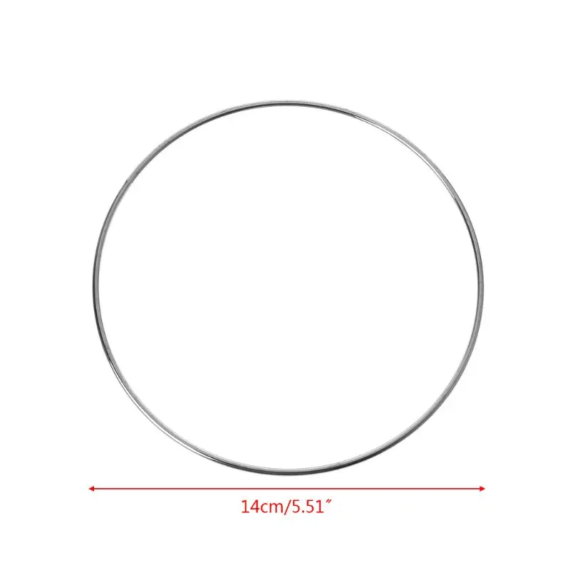 Круглый сварной Металл Ловец снов кольцо «Ловец снов» ремесло обруч DIY аксессуары 10 размеров#321 - Цвет: 08