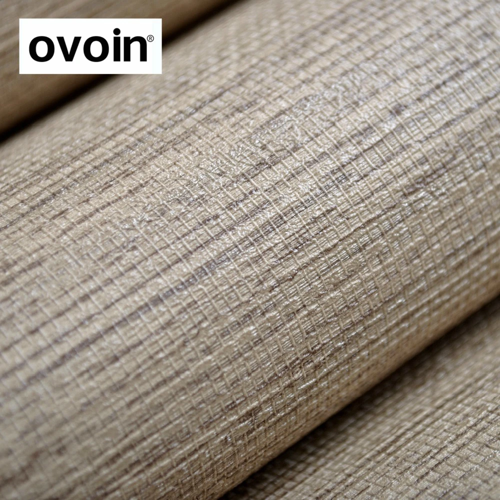 Modern Plain Rustic Textured Wallpaper Horizontal Faux Grasscloth