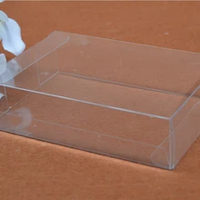 20 шт пластиковые прозрачные ПВХ коробки прозрачная Водонепроницаемая подарочная коробка ПВХ переносные футляры упаковочная коробка для ювелирных изделий/конфет/игрушек 9x9x14 см