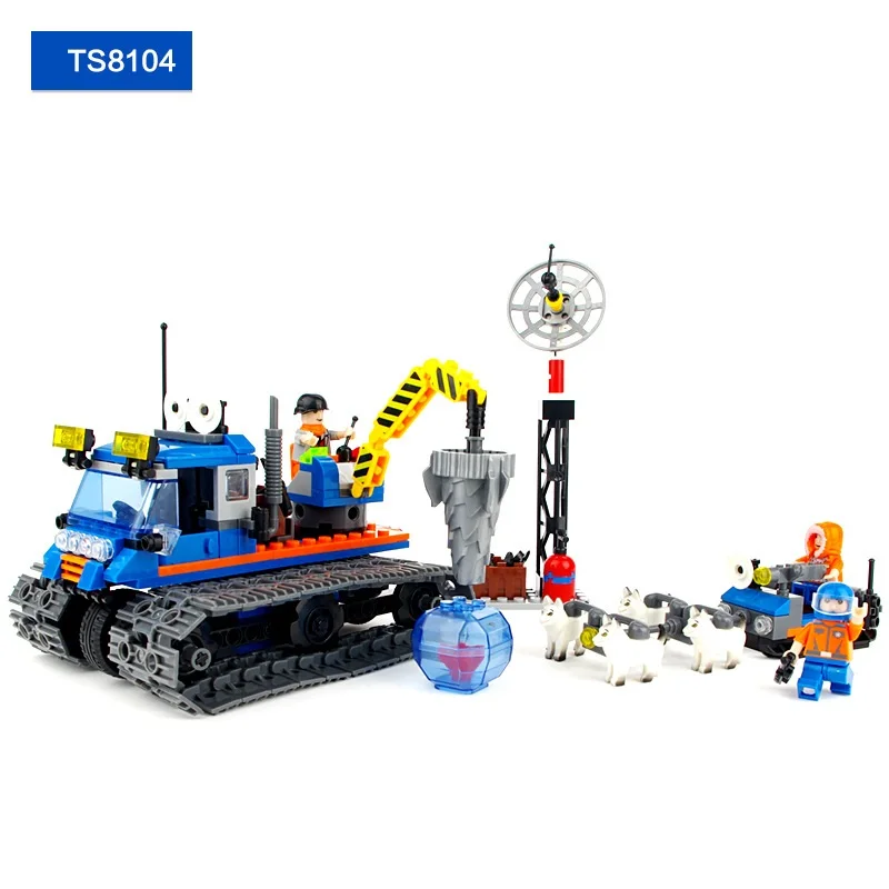 

Antarctic Exploration Series Learning Assembly Plastic Building Block Toys