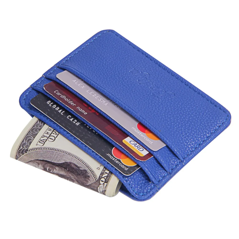 Держатель для кредитных карт, модный винтажный Ретро текстура, мини держатель для ID, бизнес держатель для карт, кожаный тонкий чехол для банковских карт, кошелек, кошелек