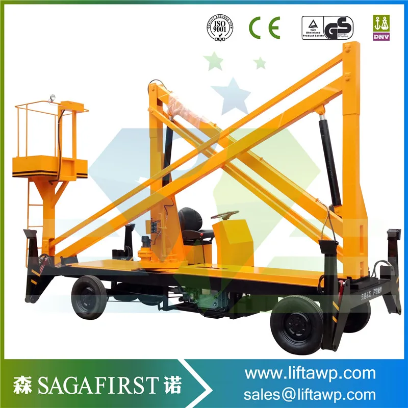 14m 16m Mobile Hydraulic Towable Bucket Lift Rentalsin Car Jacks from