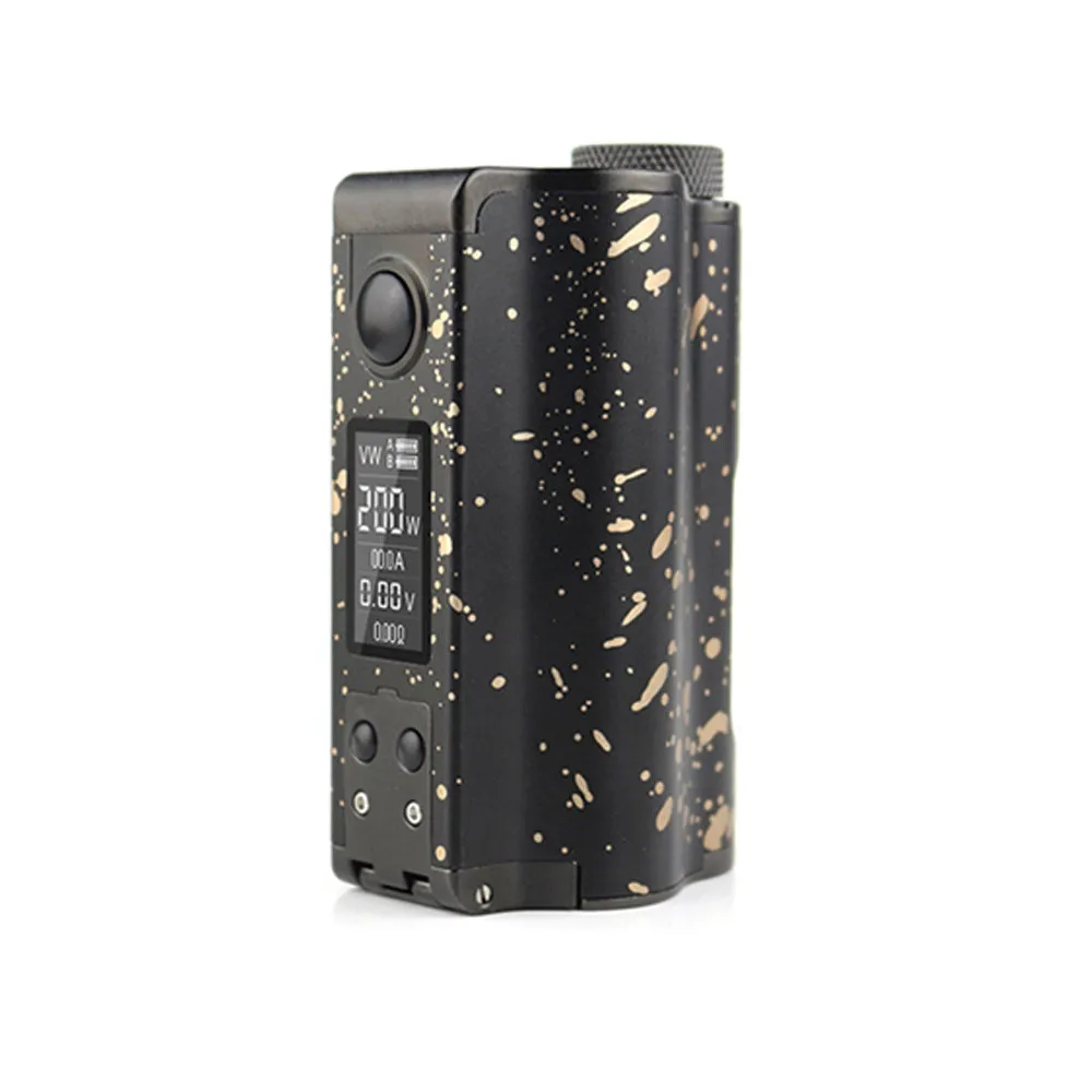 Горячая Распродажа! 200 Вт DOVPO Topside Dual Top Fill TC Squonk MOD с 10 мл Squonk Bottle E-cig Vape Box Mod VS/Drag 2/LUX S - Цвет: Black Grey