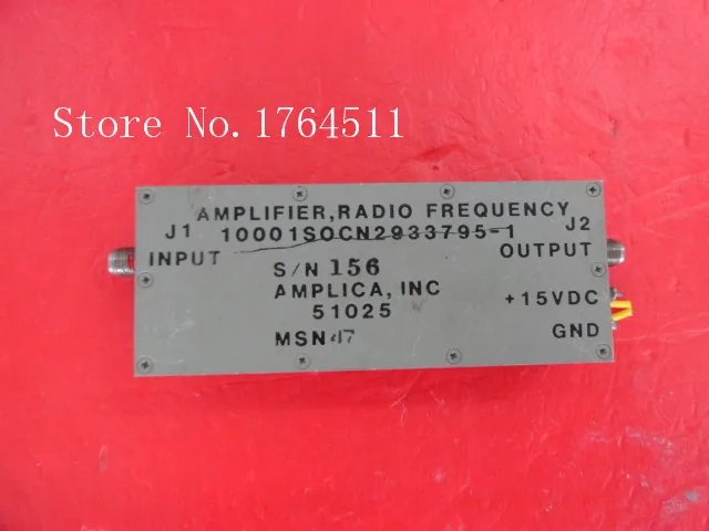 [BELLA] поставка Amplica, в т. ч. 10001SOCN2933795-1 15 V SMA РЧ-усилитель