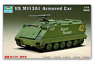 Trumpeter масштаб 1/72 модель 07238 M113A2 бронированный автомобиль | Игрушки и хобби