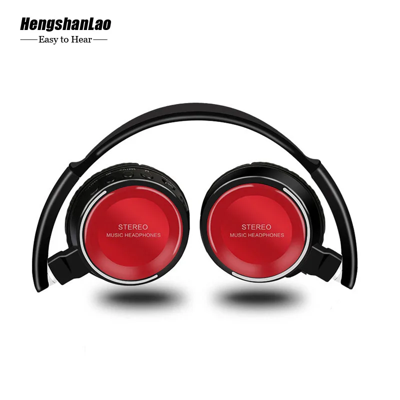

HIFI Stereo Wireless Earphones Foldable Adjustable Handsfree Headset Bluetooth Headphones For Support SD Card With microphone