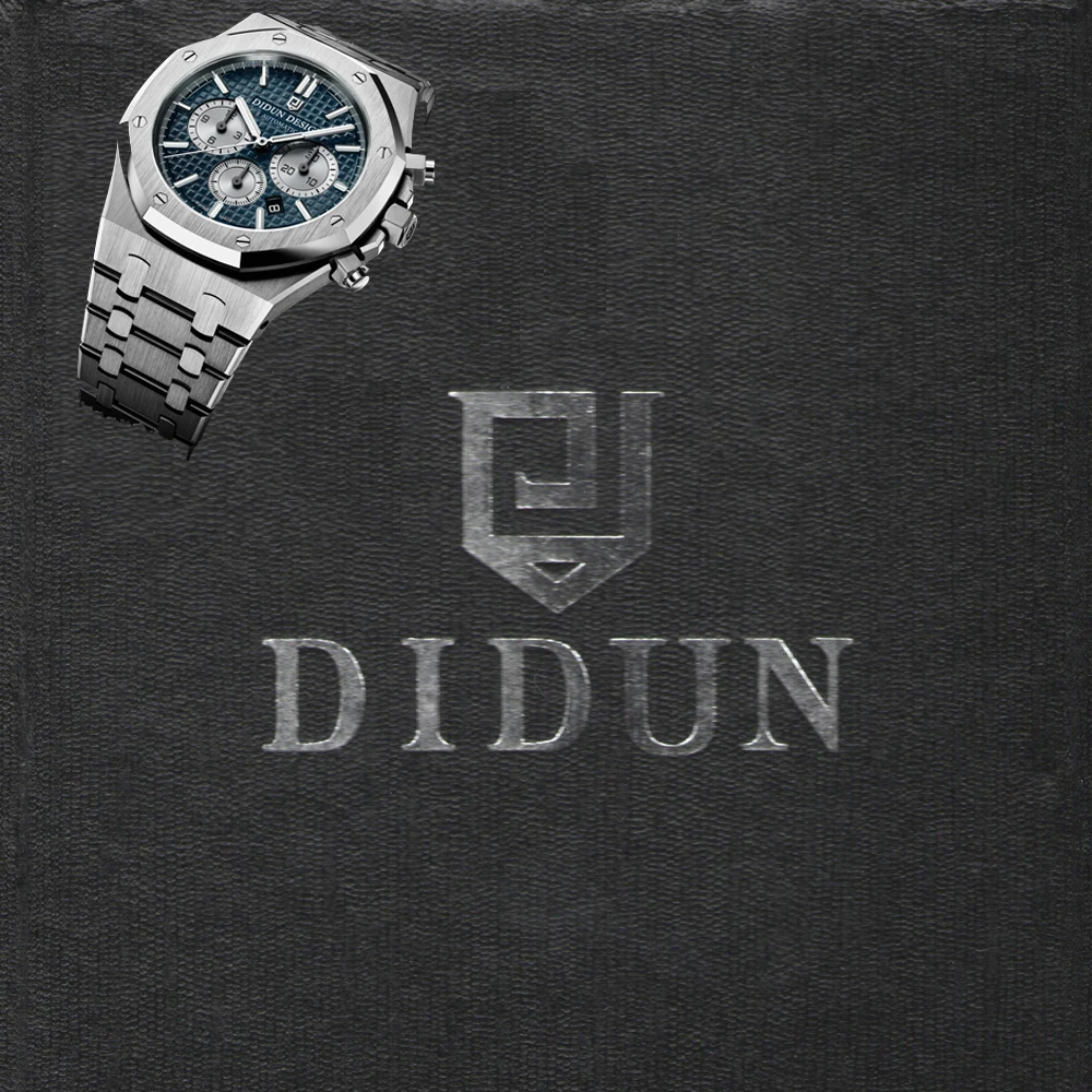 

DIDUN Watch Men Fashion Quartz Army Military Clock Mens Watches Top Brand Luxury steel Waterproof Sport Watch