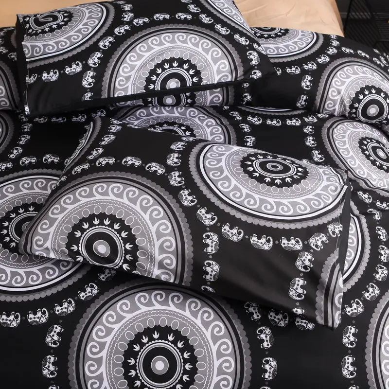 bedding set black 6