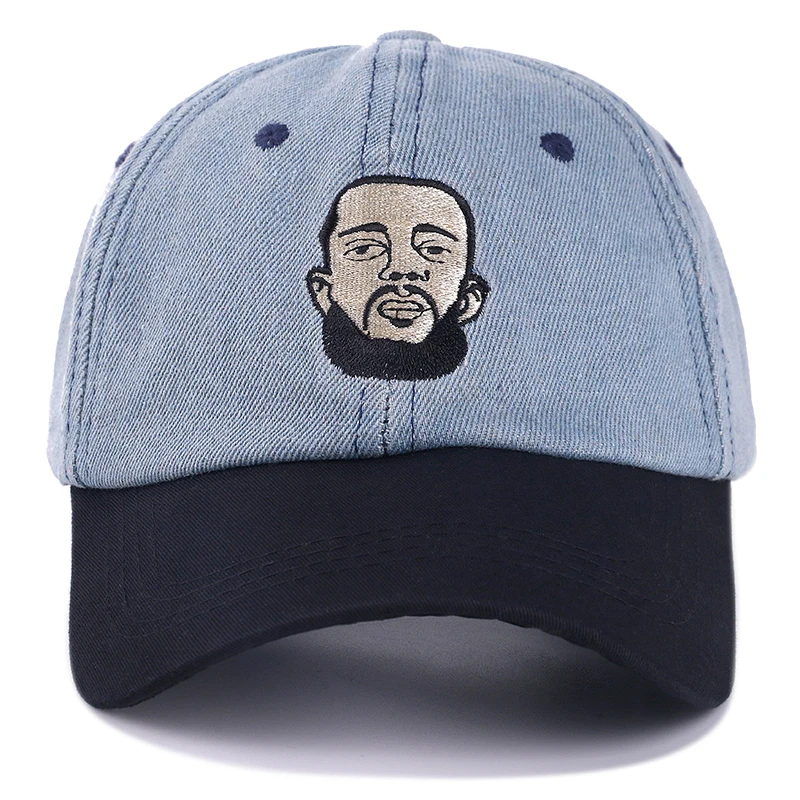 

RIP Nipsey Hussle Cap Denim Cartoon Snapback Hat High Quality Baseball Cap For Men And Woman Hip Hop Cotton Hat Dropshipping