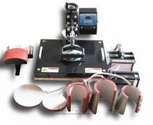 8 in 1 Combo heat transfer machine for mug cap plate T shirt printing 8in1 heat