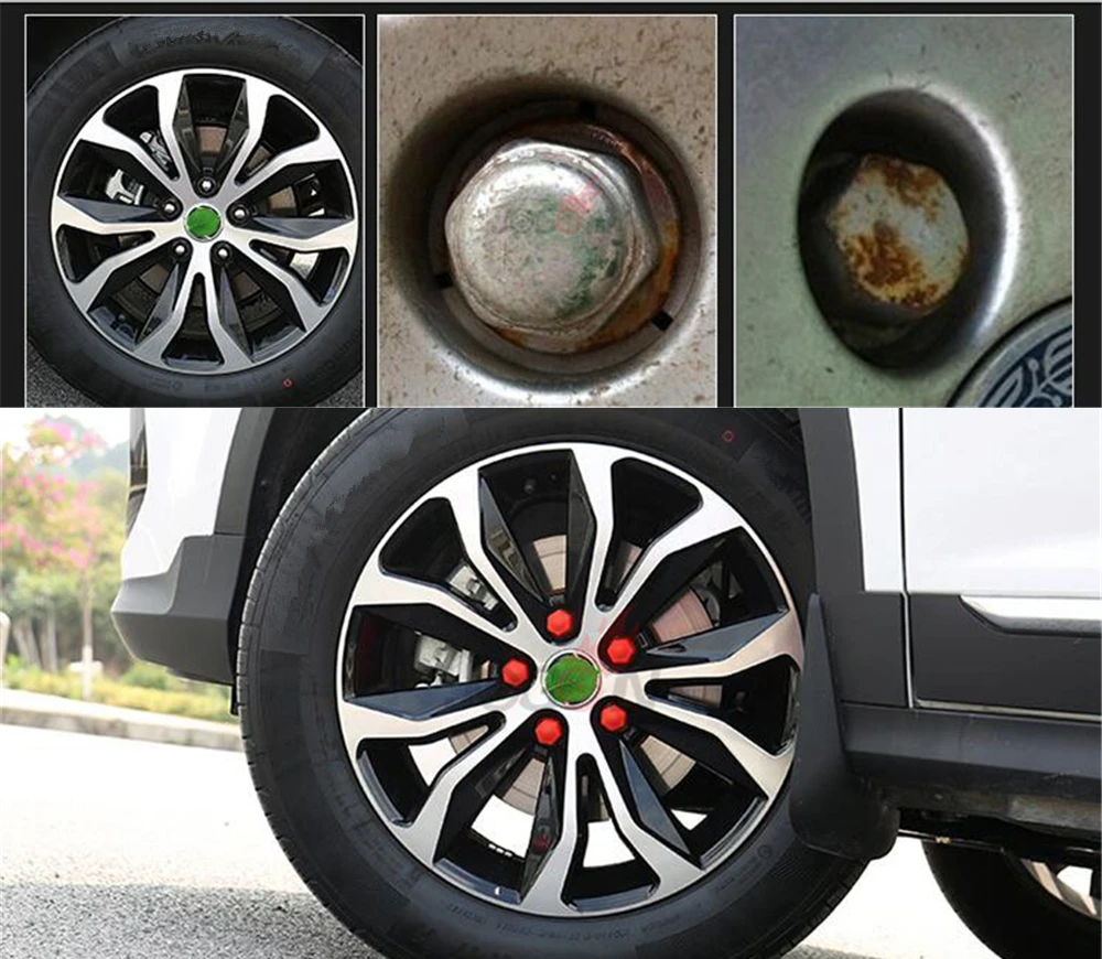 

20pcs Car Wheel Hub Screw Cover For Toyota RAV4 Corolla Camry Land Cruiser Vios Reiz Corolla EX Anti Dust Protection