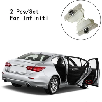 

3W With Logo LED Courtesy Ghost Shadow Projetor Only For Infiniti FX/G Series Step Door Courtesy Laser Lens Include 2Pcs/Set