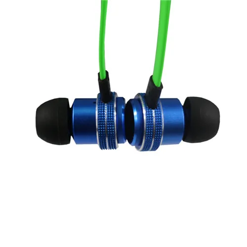 Высокое качество игровые наушники супер бас HIFI наушники со встроенным микрофоном для смартфонов ПК дешевле, чем razer Hammerhead Pro горячая распродажа - Цвет: Blue