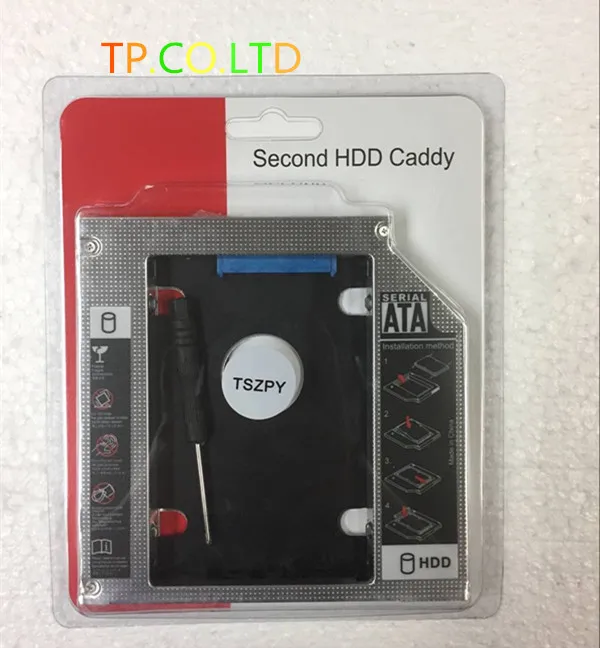 

12.7MM 2nd Hard Drive HDD SSD SATA Caddy Adapter for Lenovo IdeaPad Z370 Z470 Z570