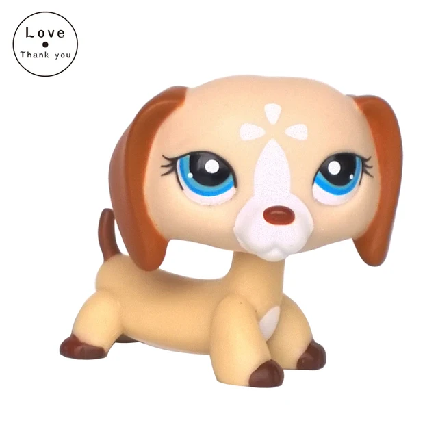 pet DACHSHUND 1491 white sausage dog with blue eyesin Action & Toy Figures from Toys & Hobbies