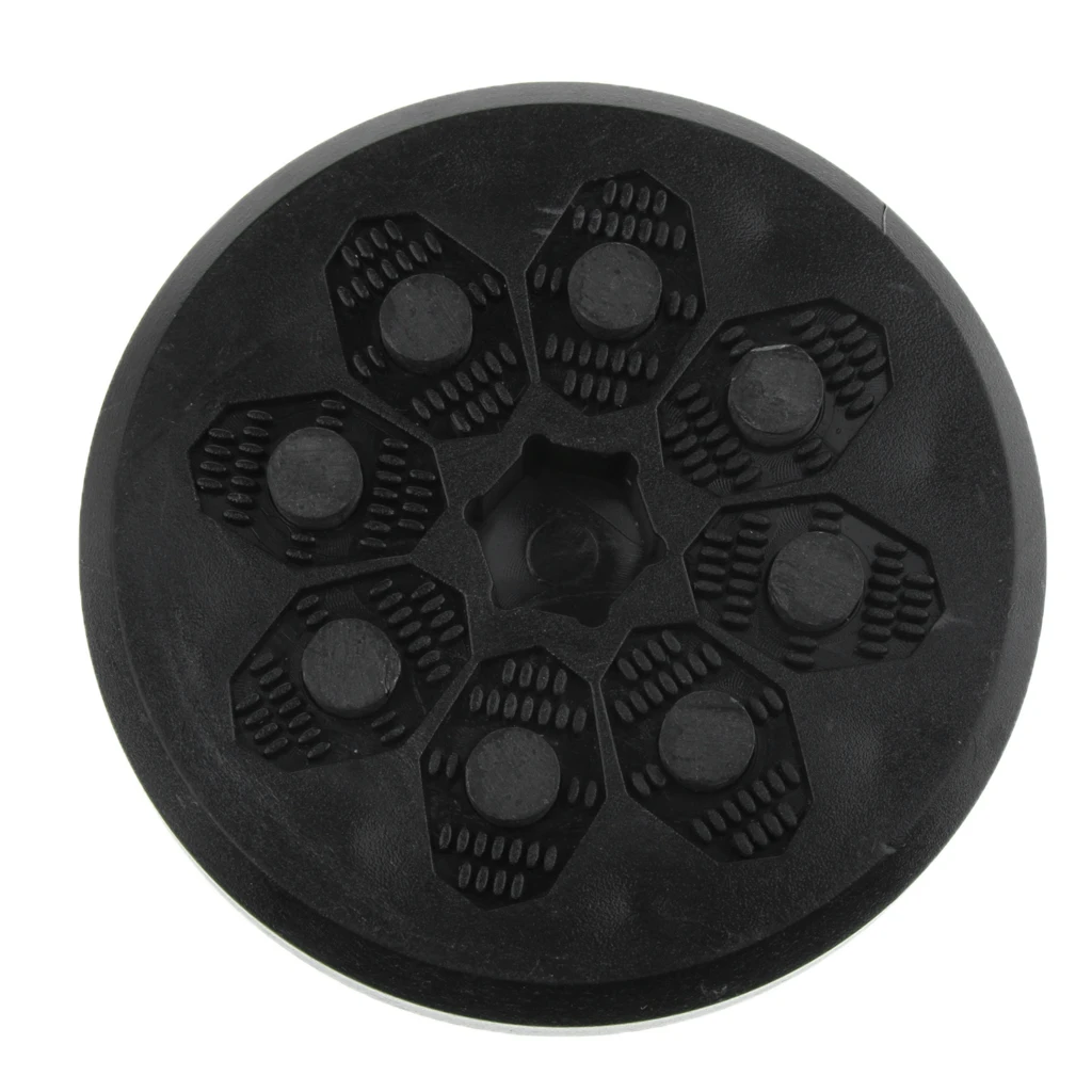 Replacement Slide Pucks Slider Block with 8 Flintstones for Skateboard Longboard Sliding Gloves Black Round Slide Pucks 