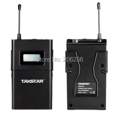 Takstar WPM-200 UHF беспроводной монитор система стерео наушники-вкладыши беспроводные наушники и ушной передатчик и приемник набор 780-789 МГц