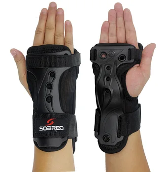 

Kids Adults Roller Snowboard Ski Wrist Guards Hand Support Brace Gloves Protective Gear Sports Safety Protector 2018 CO