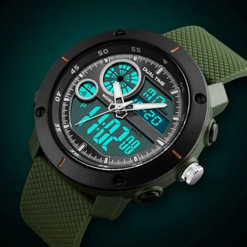 

2019 Free Shipping 100M Waterproof Men Sports Watches Swimming Multifunctio Military Wristwatches Big Relogio Masculino Hodinky