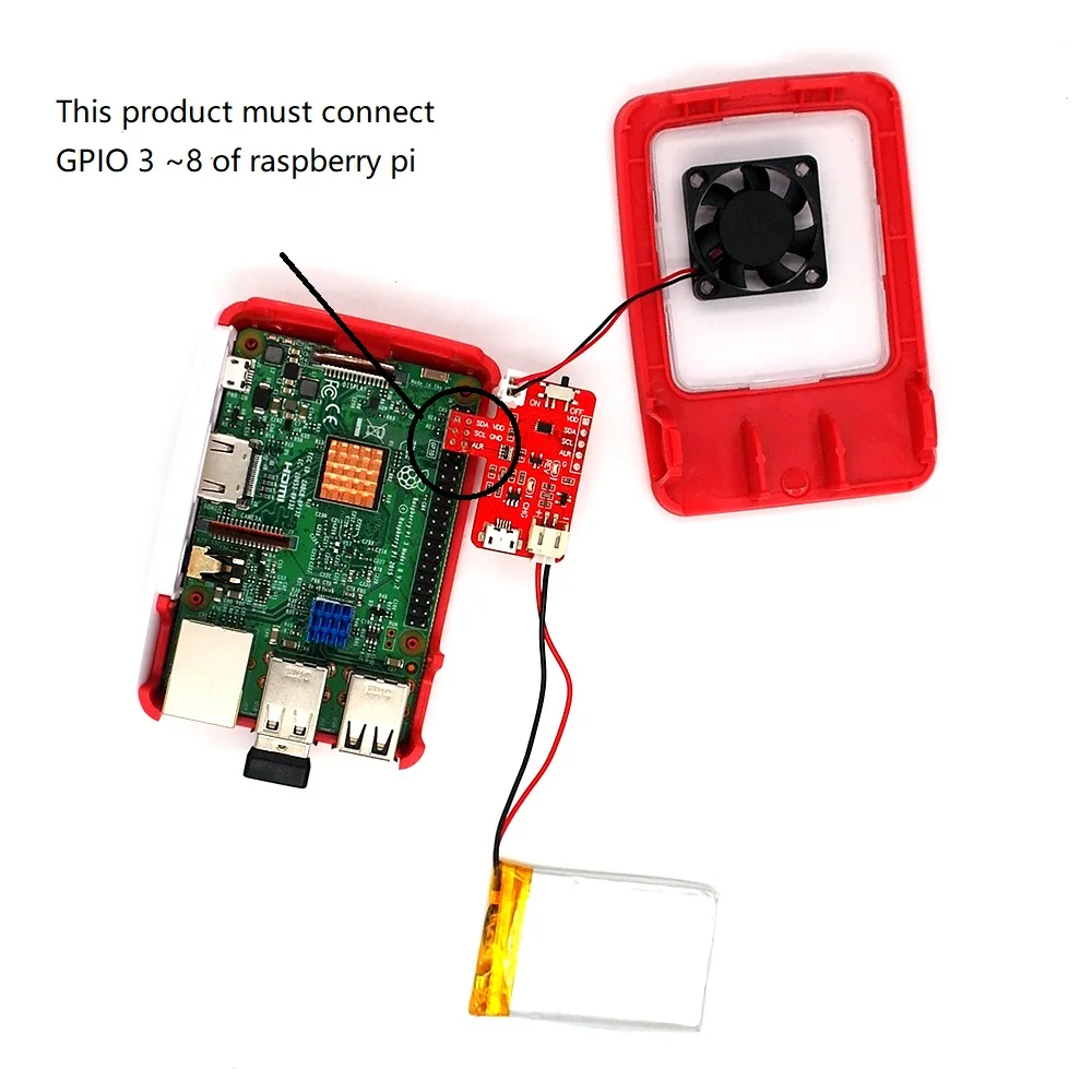 DSTIKE Pi Battery Gauge max17043 IIC Raspberry Pi NodeMCU Arduino compatible UPS