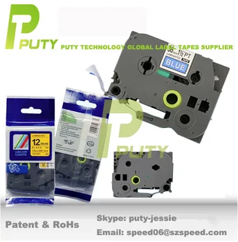 

black on white ribbon cassette compatible p-touch TZe-211/tze211 eco-friendly 211 label tape