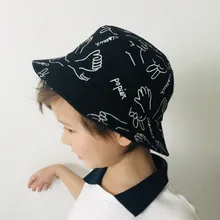 Мультфильм Детская Панамка Детская летняя Панама Открытый Путешествия Пляжная Солнцезащитная шляпа для девочек и мальчиков